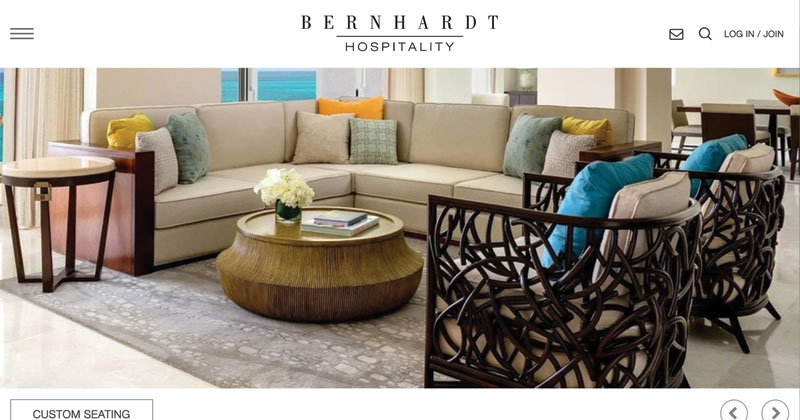 Bernhardt Hospitality lanceert nieuwe web site