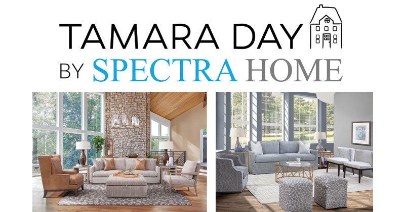 Tamara Day’s Upholstery Collection with Spectra Home Launches, Aiming for Spring Retail Impact