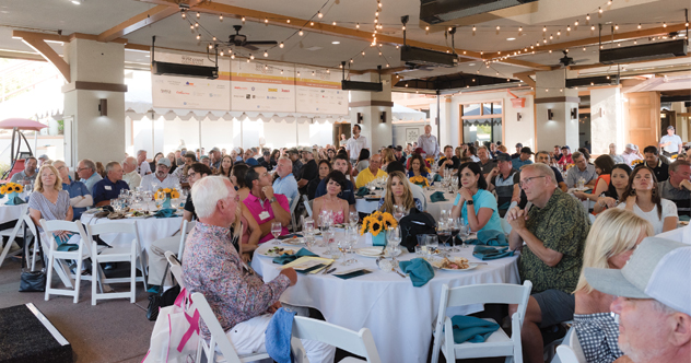  Image(s) attached: Dinner program attendees at the 2022 West Coast Golf &amp; Tennis Tournament.