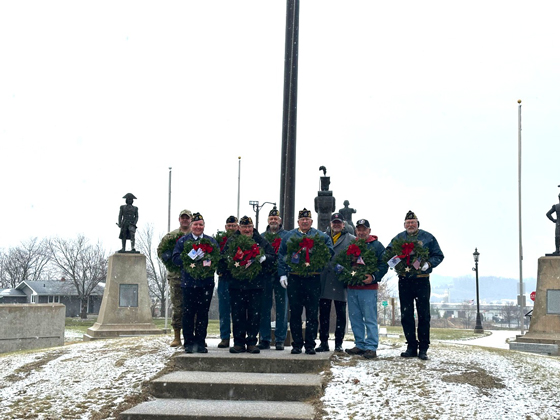 Pictured above: Members of Ticker-Erickson American Legion Post 17 and State Representative Warren Petryk.